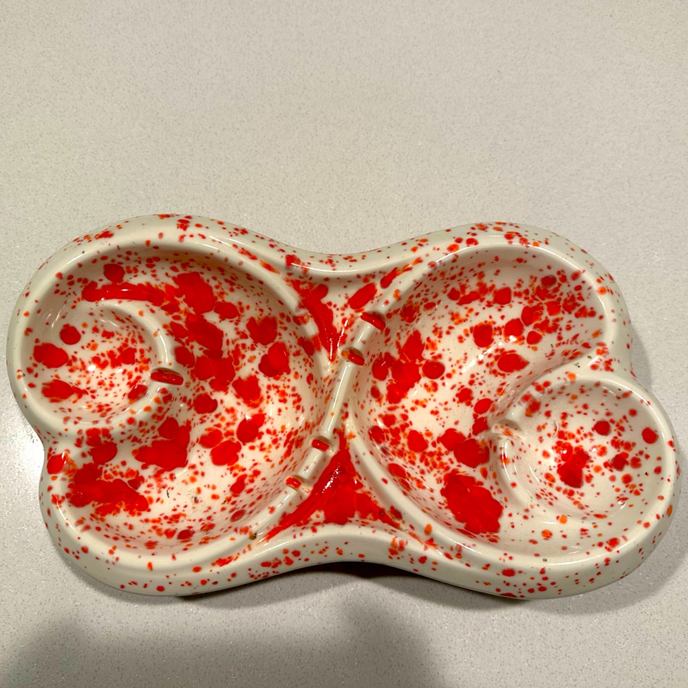 Mid Century ceramic ashtray. Rare!!! One of a kind